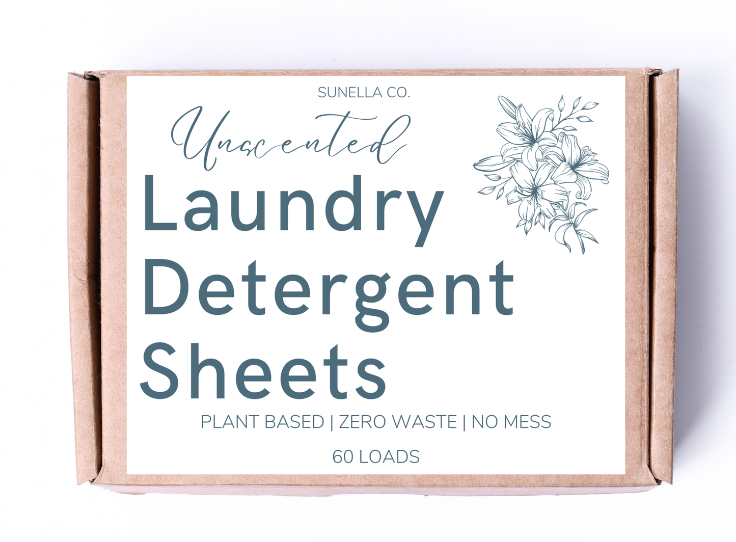 Zero-Waste Laundry Detergent Sheets (60 loads)