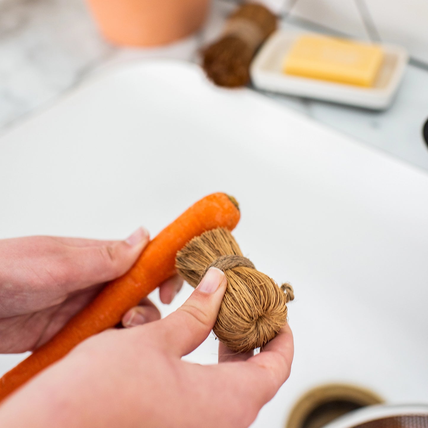 Zero Waste Veggie Scrub Brush