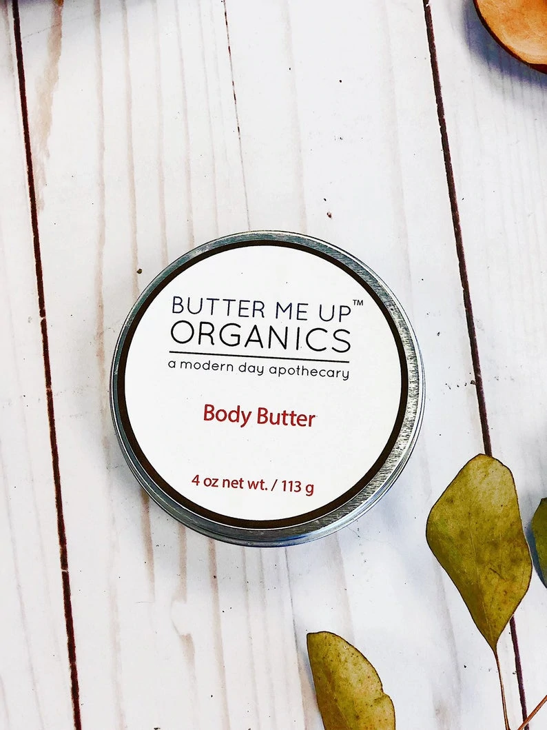 Organic body butter zero waste closed